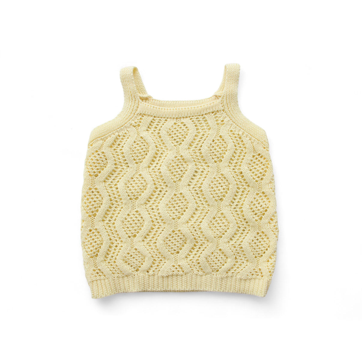 YELLOW CROCHET GIRL SET