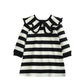 BLACK & WHITE COLLAR DRESS