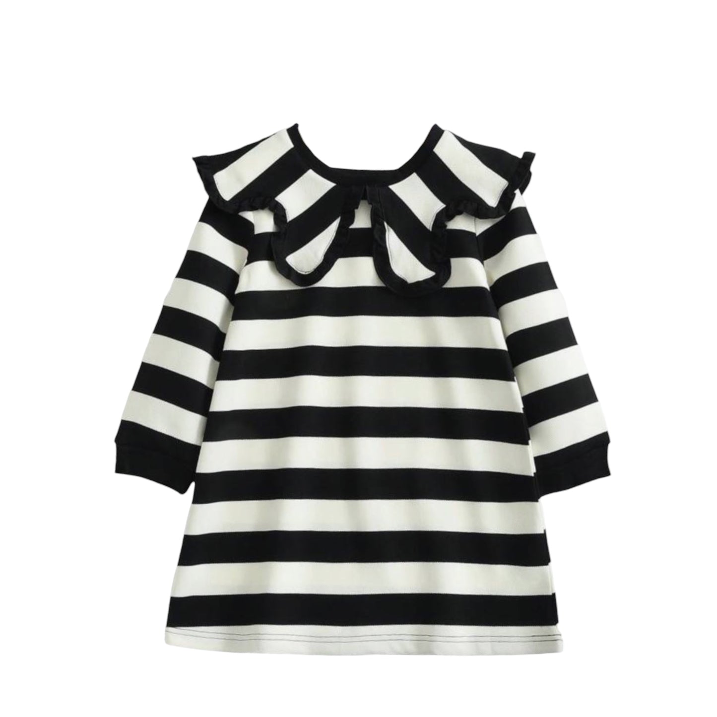 BLACK & WHITE COLLAR DRESS