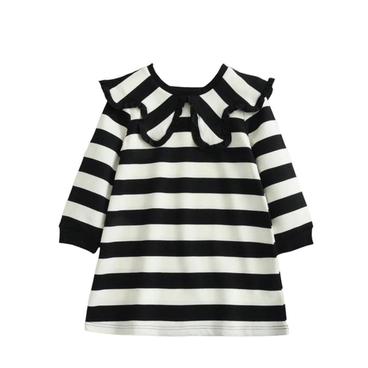 BLACK & WHITE COLLAR DRESS