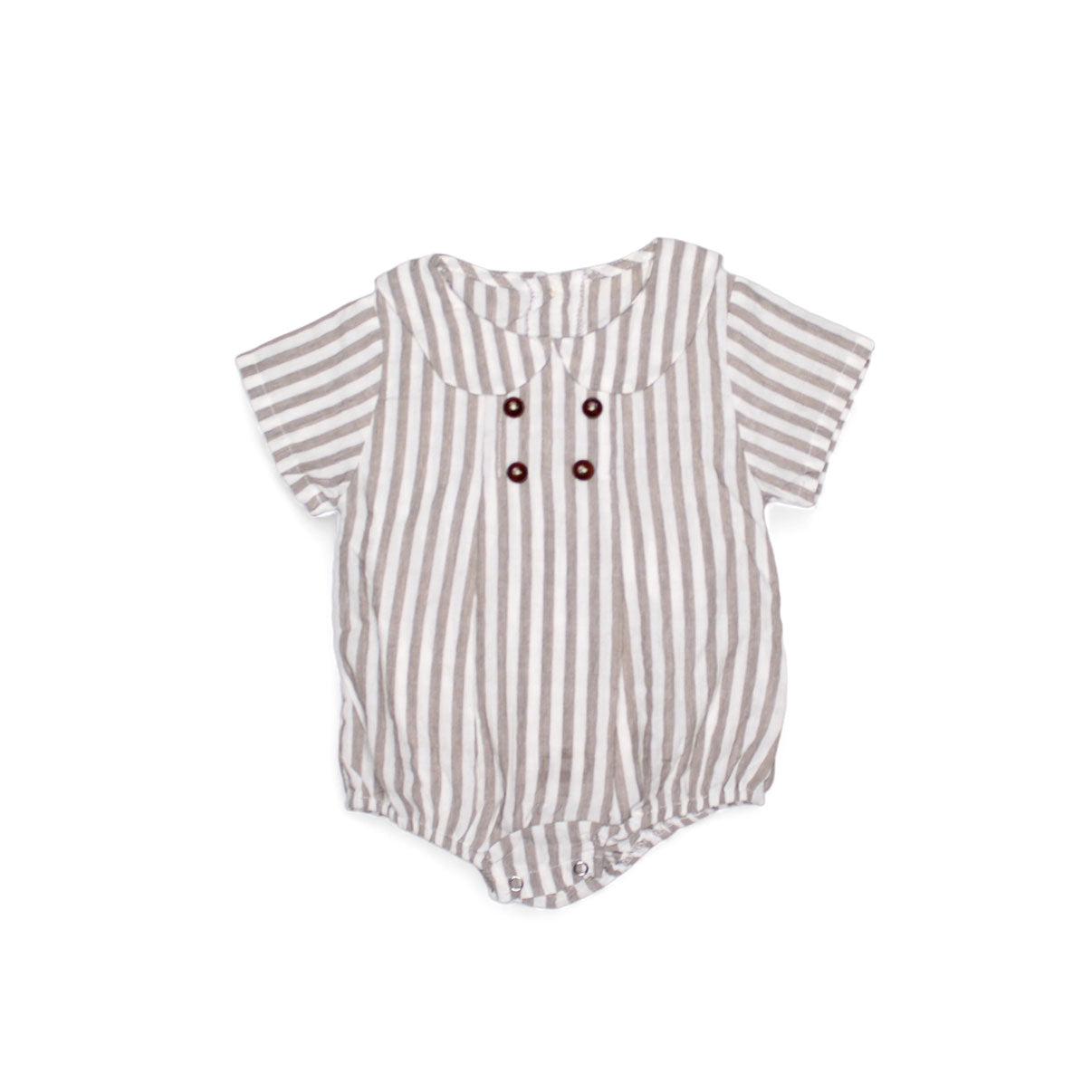 COFFEE STRIPE ROMPER